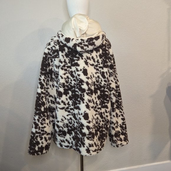 Crazy Train Western Wild Sherpa Half Zip Pullover | Sz L NWOT - Picture 5 of 6